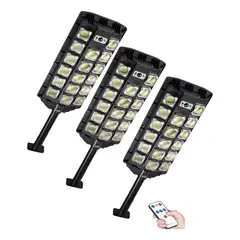 GENERICO - Pack X3 Focos Solares 1000w Potentes Foco Exterior Led