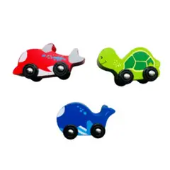 GENERICO - Autito Mar Juguete Madera Regalo Sorpresa Cumpleaños