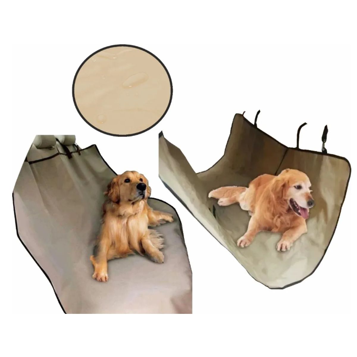 GENERICO - Lona Funda Manta Cubre Asiento De Auto Para Mascotas Perros