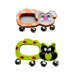 GENERICO - Cascabel 8 Modelos Juguete Madera Regalo Sorpresa Cumpleaños