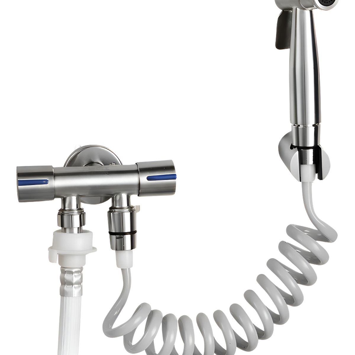 GENERICO - Completo Ducha Bidet Arabe Wc Inodoro Acero Inoxidable Kit