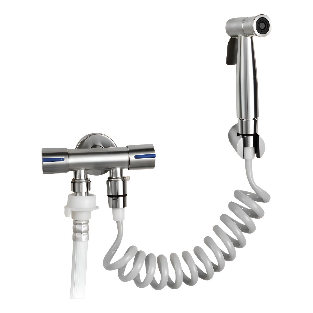 GENERICO - Completo Ducha Bidet Arabe Wc Inodoro Acero Inoxidable Kit