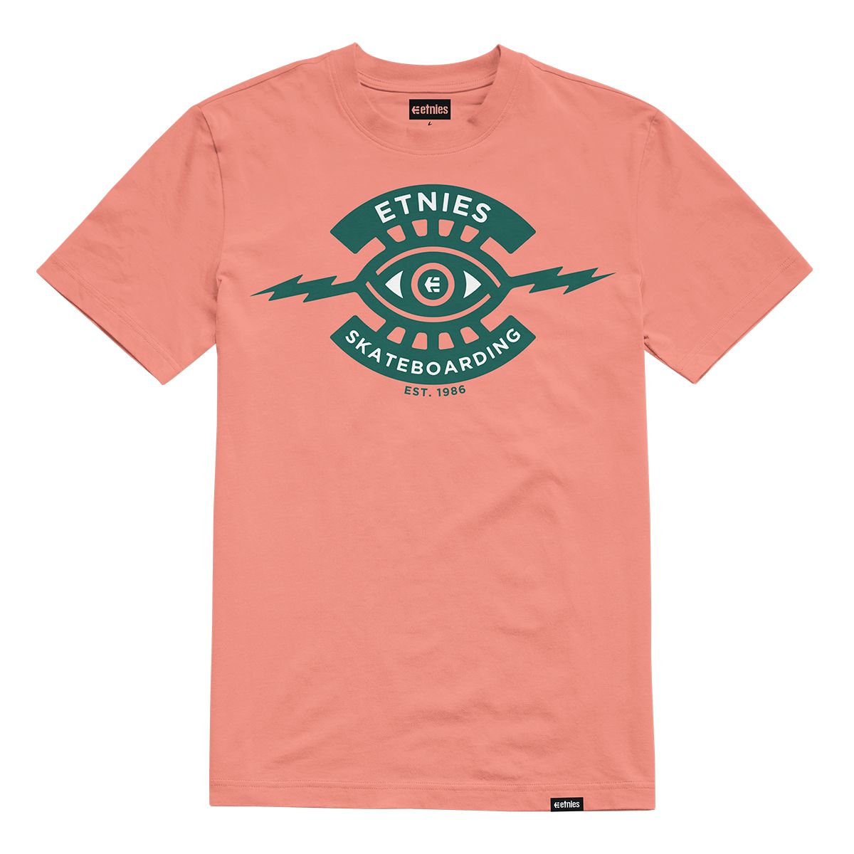 ETNIES - Polera Jono Wood Wash Rose