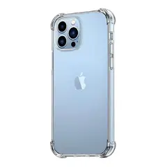 GENERICO - Carcasa Transparente para iPhone 13 Pro Reforzada