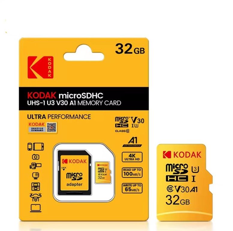 Tarjeta de Memoria Micro SD 32 GB Clase 10 V30 para Camara,Telefono, PC
