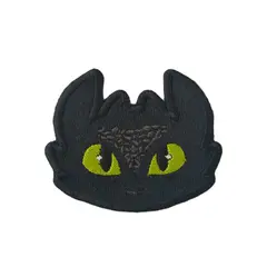 GENERICO - Parche Bordado Chimuelo Furia Nocturna Termoadhesivo