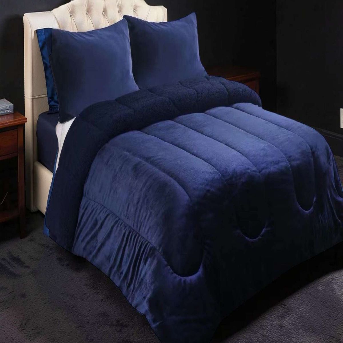 GENERICO - COBERTOR CON CHIPORRO DE INVIERNO KING 250x270cm