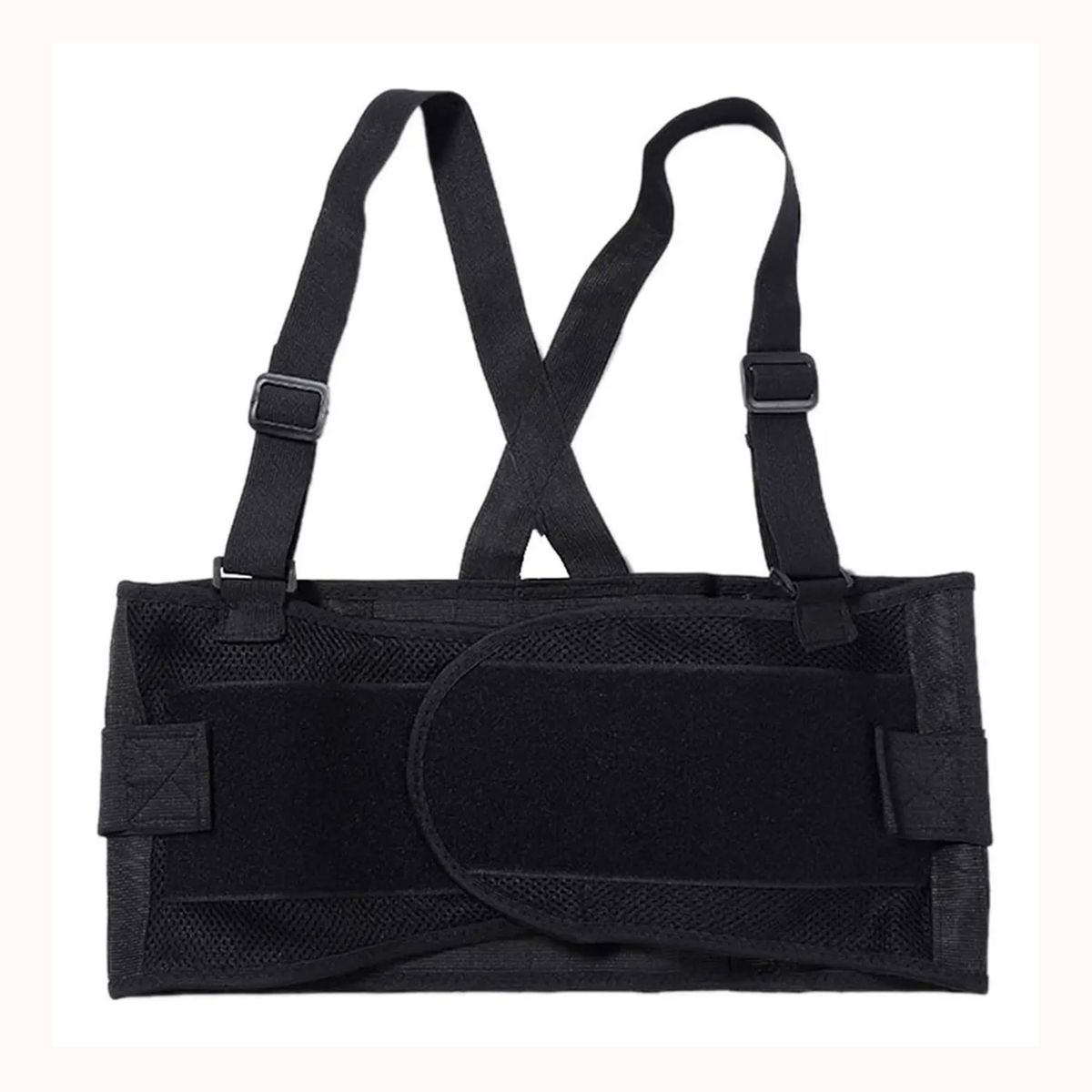 GENERICO - Faja lumbar para trabajos de fuerza y cargas pesadas talla XL