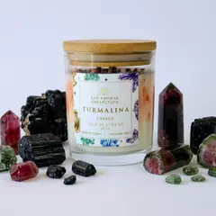 GENERICO - Vela Terapéutica Turmalina Protección Energética Zen Aromas