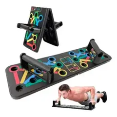MOVI - Tabla de Flexiones Push Up Board con Guías de Colores Entrenador Muscular Portátil