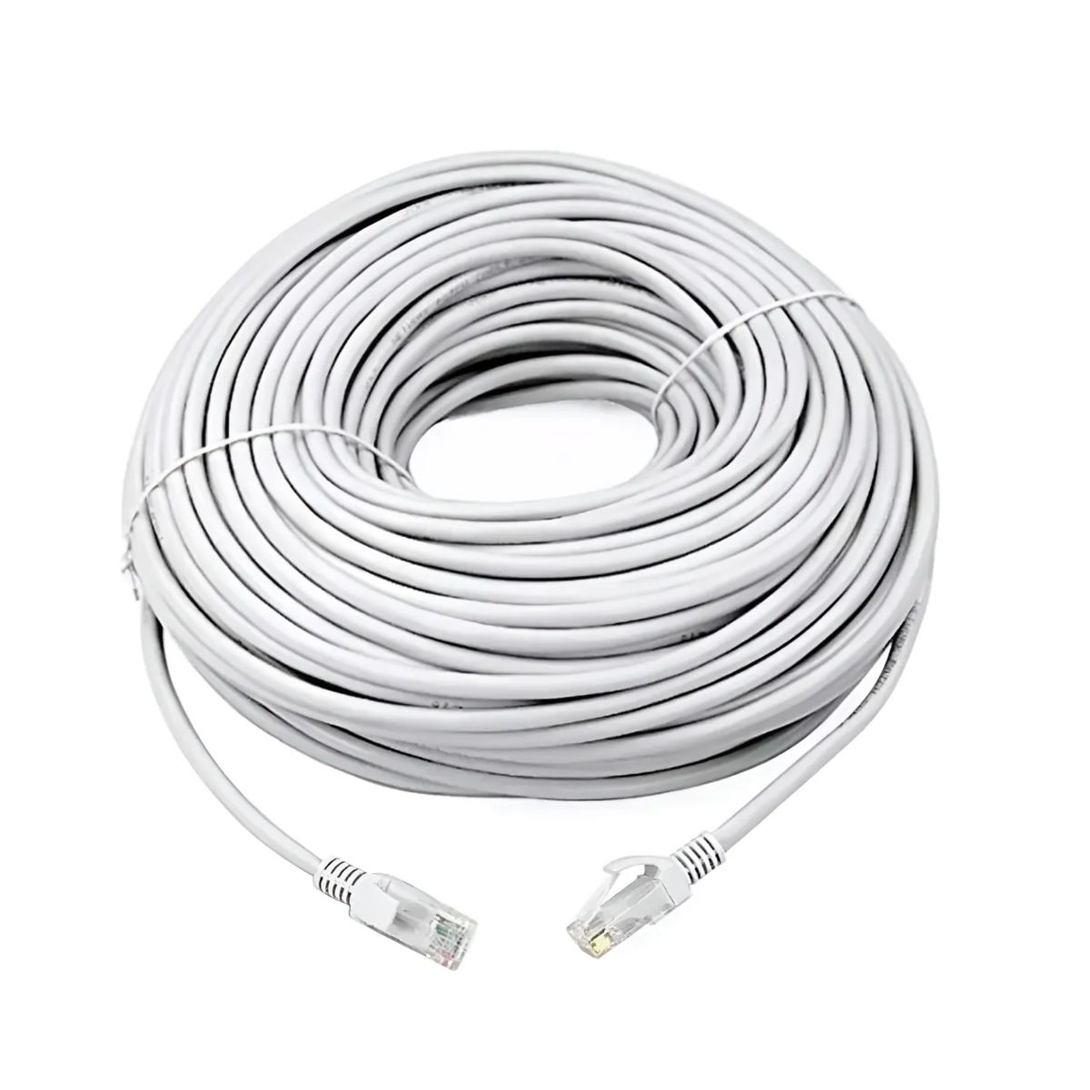 GENERICO - Cable de Red UTP Cat6 RJ45 20 Metros Gris