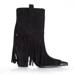 VIA UNO - Botin Mujer WestWinter Thunder Negro