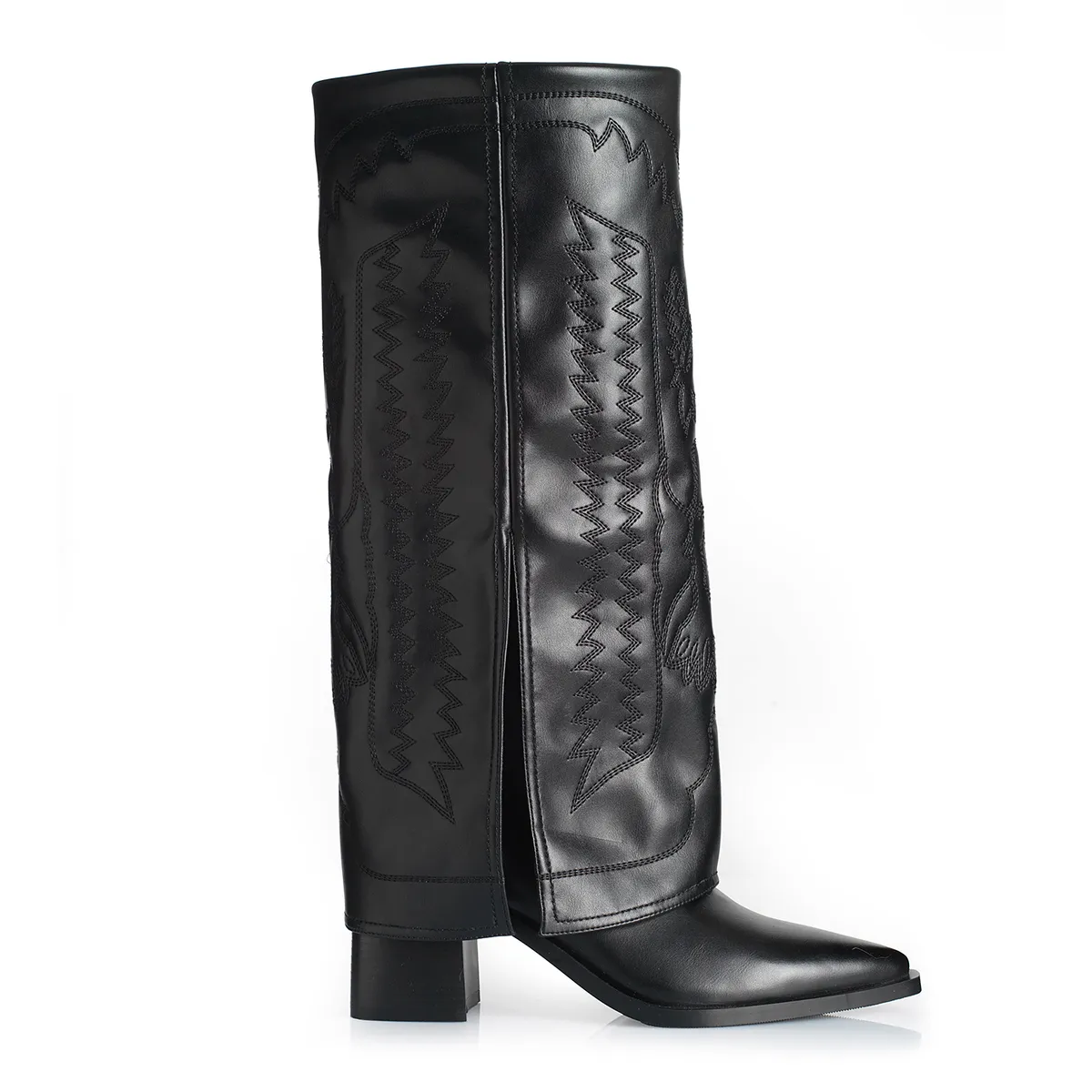 VIA UNO - Bota Mujer Via Uno WestWinter Gold Negro