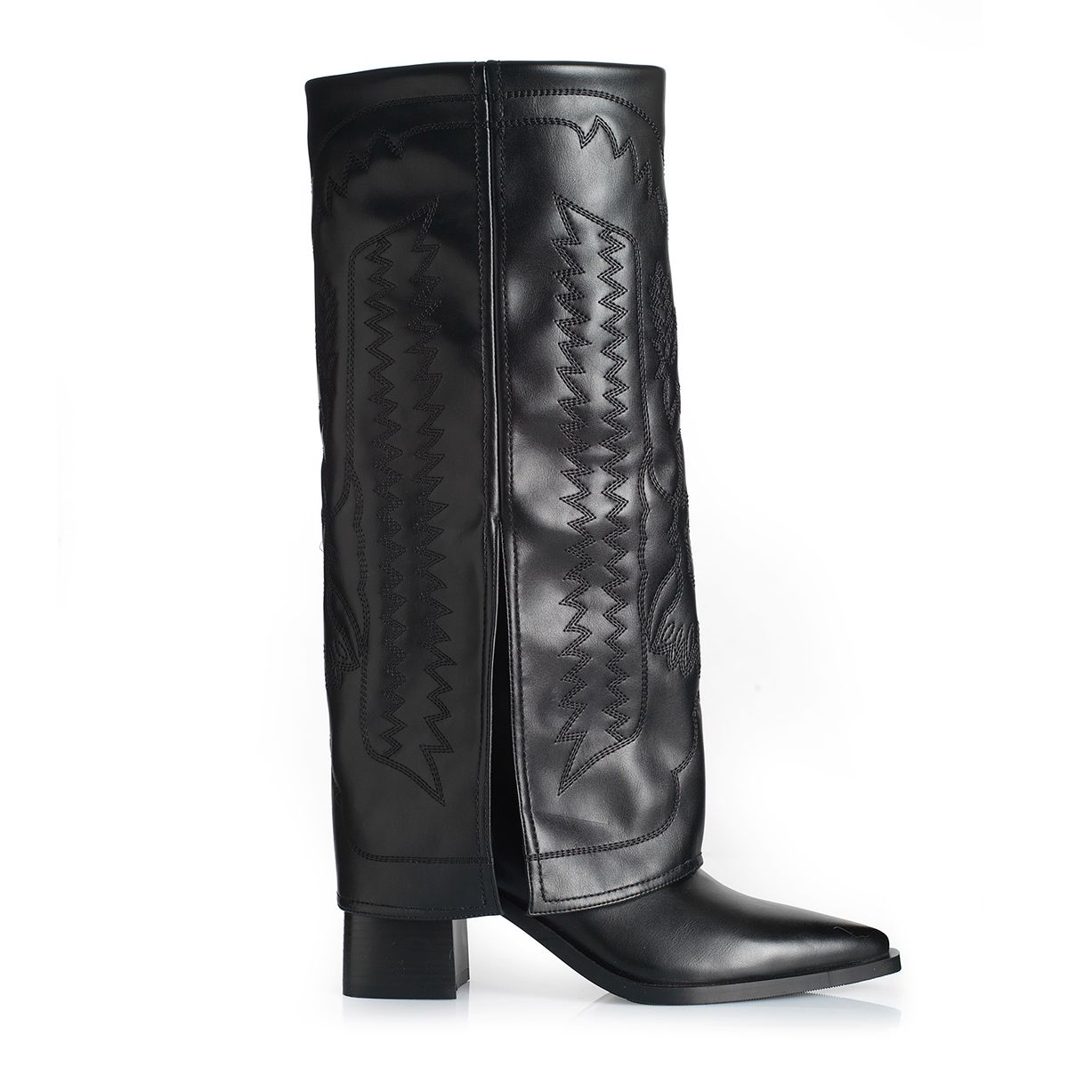 VIA UNO - Bota Mujer Via Uno WestWinter Gold Negro