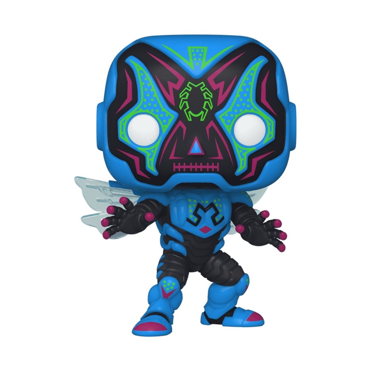 FUNKO - Funko Pop DC – Blue Beetle Glow 410 + Protector