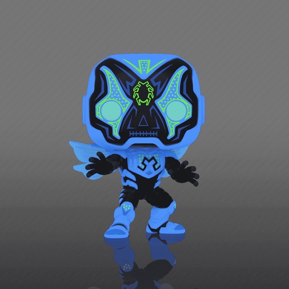 FUNKO - Funko Pop DC – Blue Beetle Glow 410 + Protector