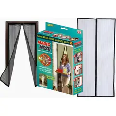 GENERICO - Cortina Malla Magnética Anti Mosquitos Puerta Ventana