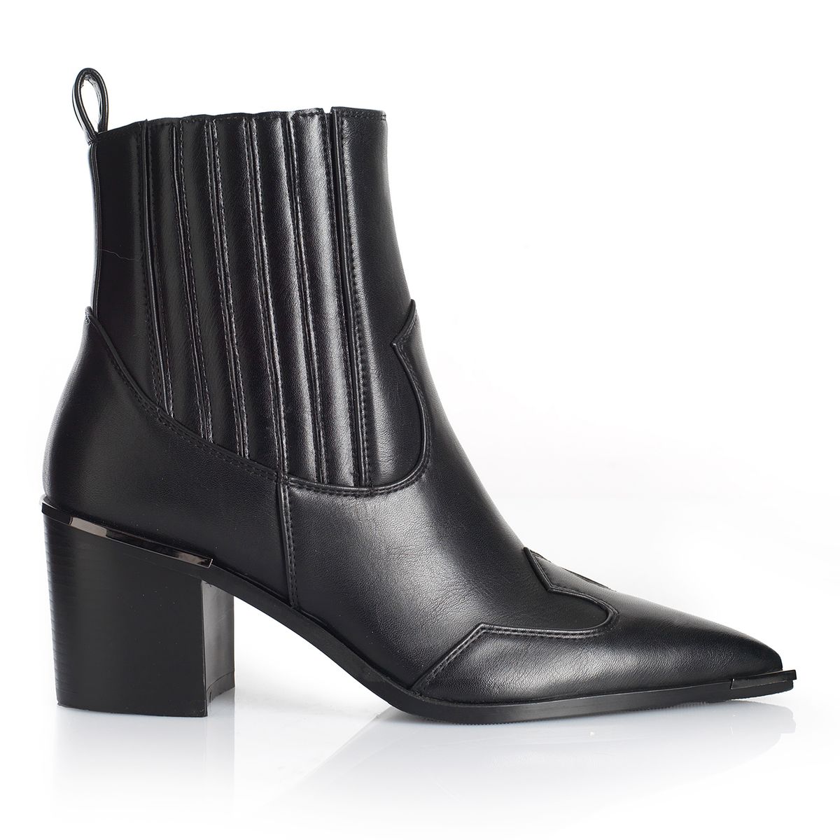 VIA UNO - Botin Mujer Via Uno WestWinter West Negro