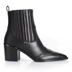 VIA UNO - Botin Mujer WestWinter West Negro