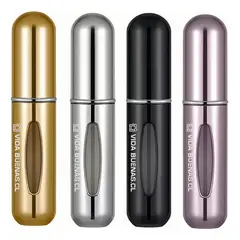 VIDA BUENAS - Pack 4 Atomizador De Perfume ,botellas De Perfume 5ml Viaje