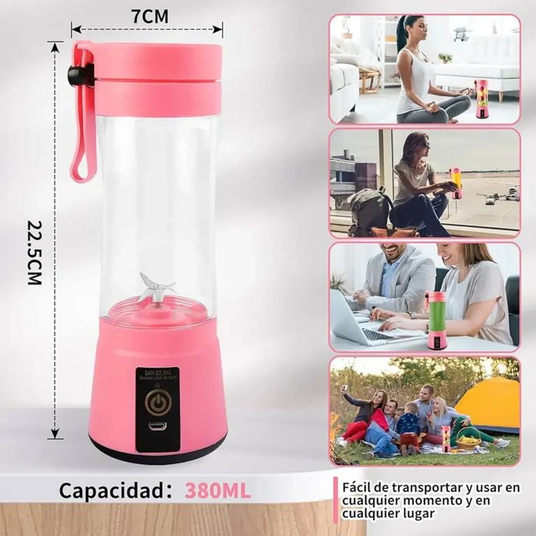 Licuadora portátil recargable USB