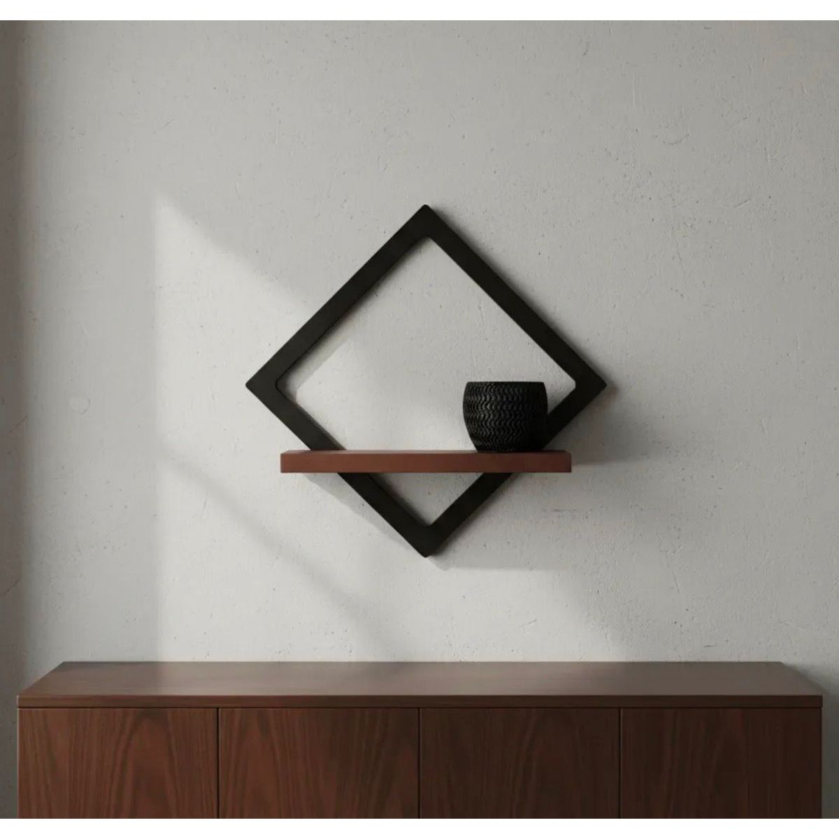 GENERICO - Repisa Para Muro Decorativa Con Macetero