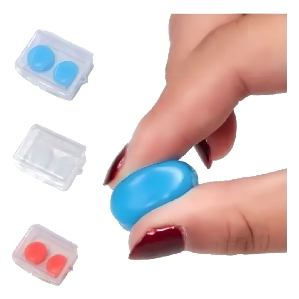 GENERICO - Tapones Oido - Silicona Hipoalergénica Moldeable 3 Pares