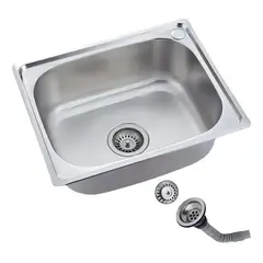 MASTER PROX - Lavaplato Acero Inoxidable 147 Lavaplatos Simple Empotrado 37x31 Lavaplatos Para Embutir