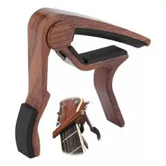 MASTER PROX - Capo Guitarra Acustica Capotraste Cejillo Guitarra Electrica Color Madera