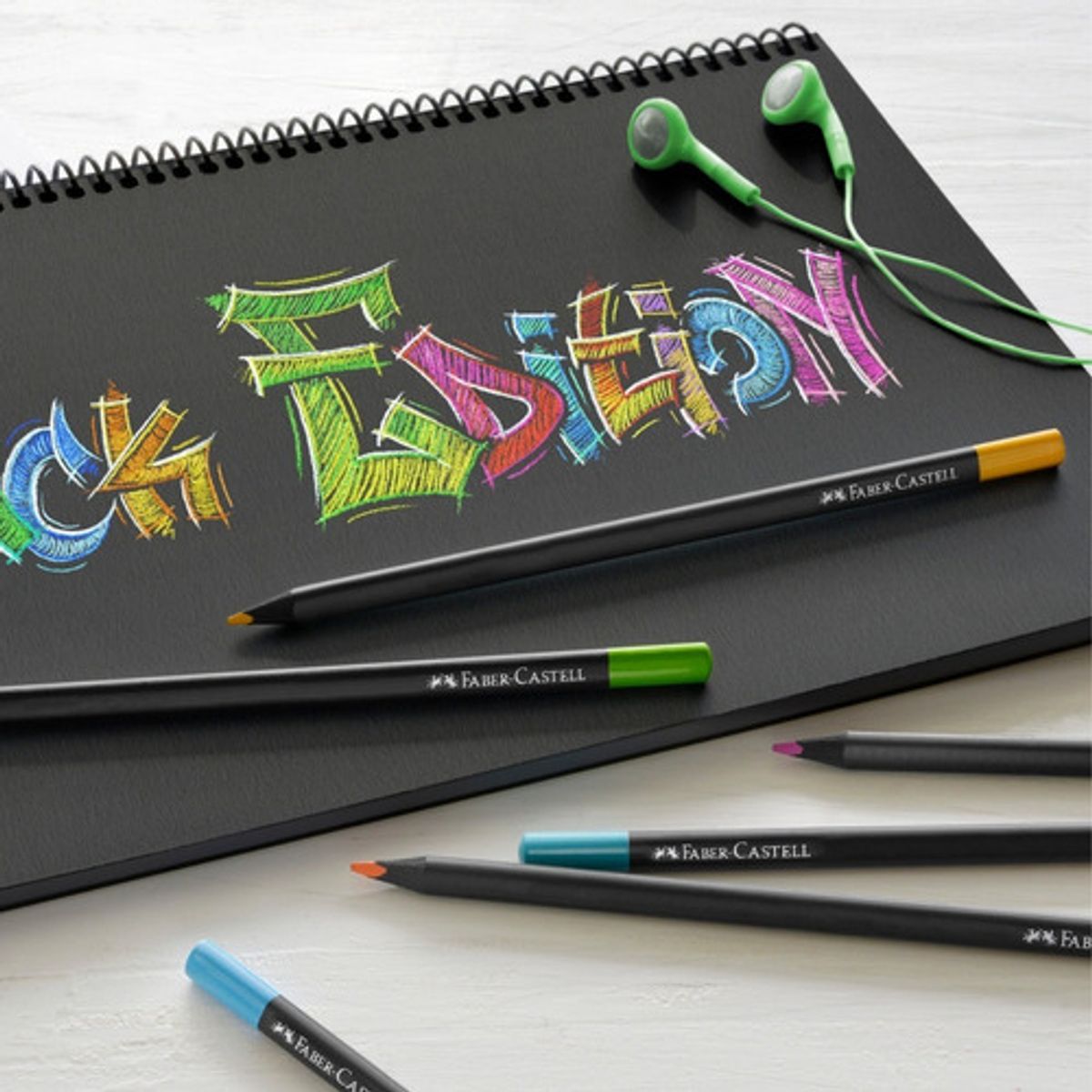 GENERICO - 50 Colores Profesionales Lápices Super Soft Faber Castell