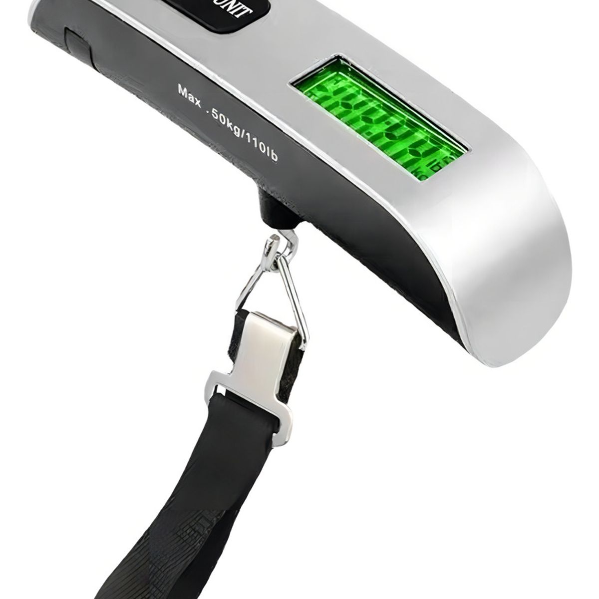 GENERICO - Balanza Digital Happy Brand LCD 50kg Pesa Maleta Portátil Plata