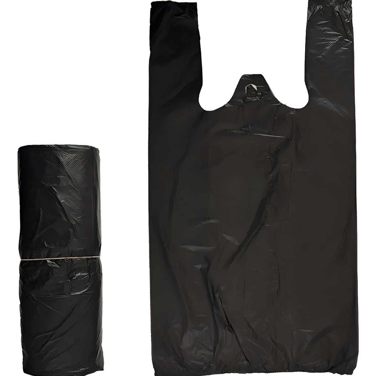 GENERICO - Bolsas Camisetas 60x70 Bolsa Basura 100 Unidades