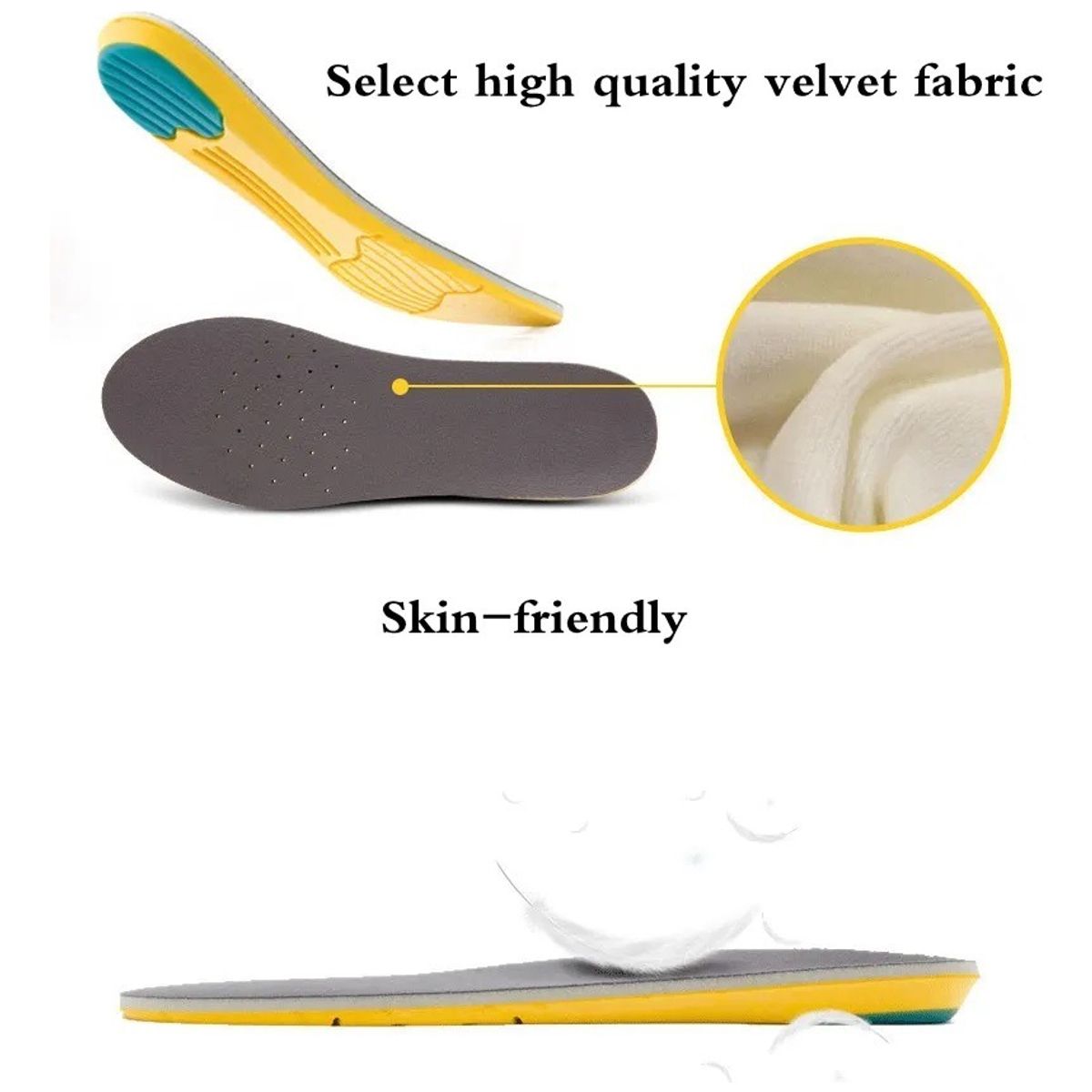 GENERICO - Plantillas De Espuma Con Memoria Unisex Deportivas