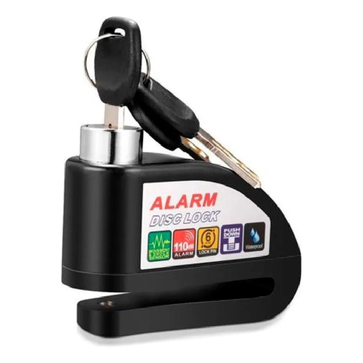 MASTER PROX - Candado Freno Disco Moto Bici Alarma Antirrobo