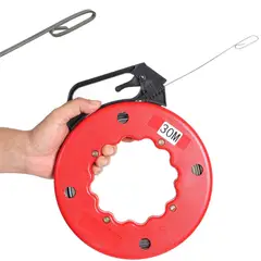 KUANGYE - 30m×3mm Guia Pasacables,Cinta de Pescado,Carrete Pasacables,extractor Cable