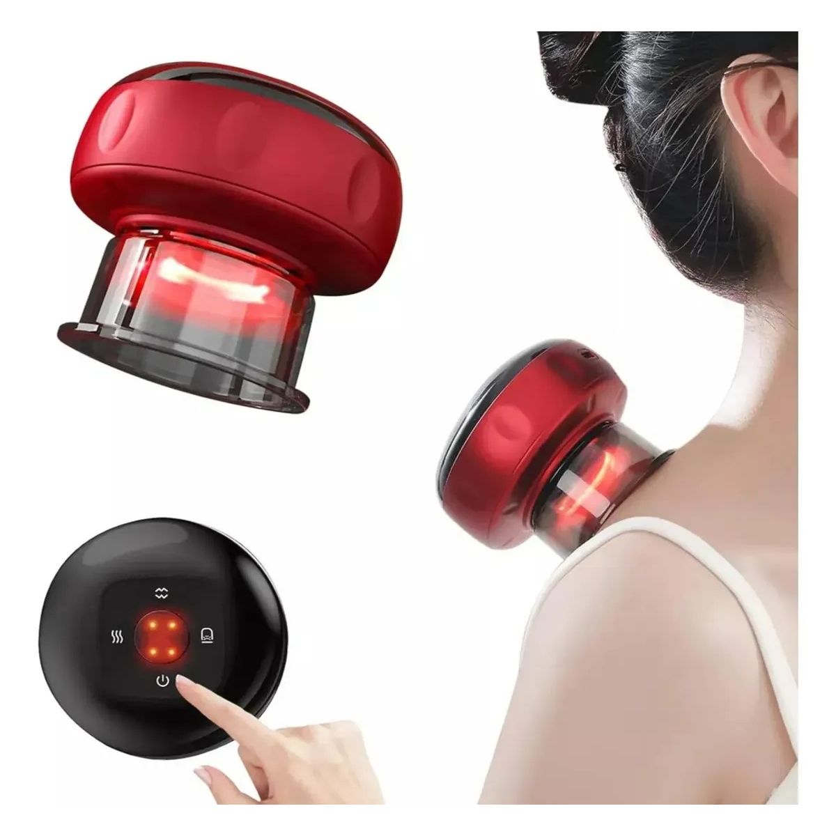 GENERICO - Ventosa Eléctrica Con Masaje Para Terapia Corporal Y Alivio BELUG