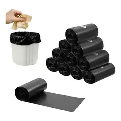 GENERICO - 10 Rollos Bolsas Residuos 50x60cm Reforzado Y Duradero