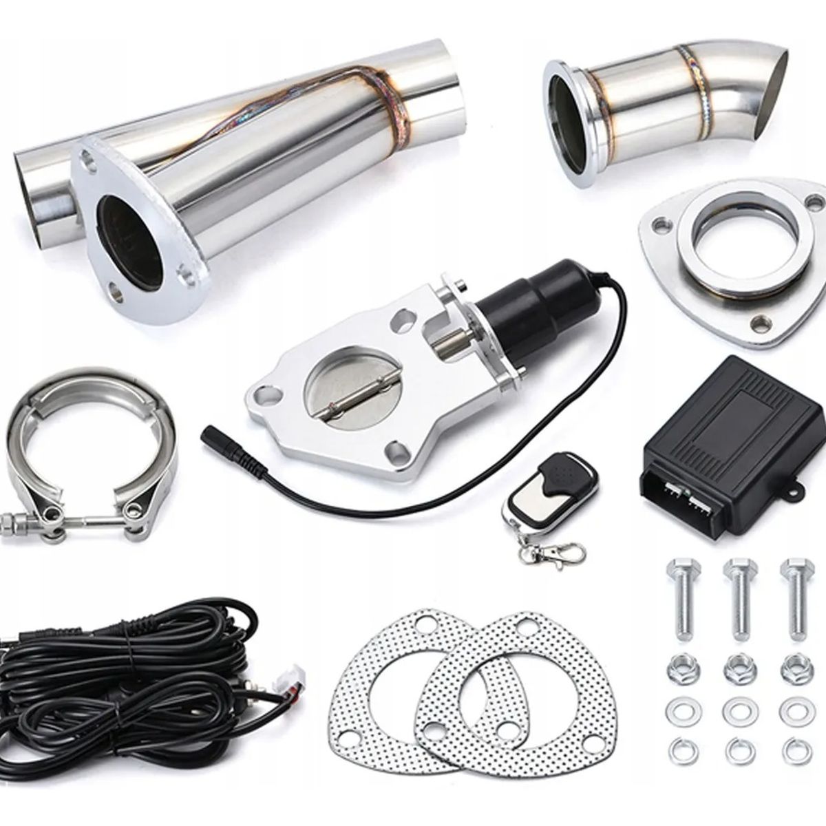 GENERICO - Cut Out 2 Pulg Exhaust Escape Libre + Control Remoto Nuevo