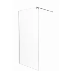 GENERICO - Mampara De Ducha Vidrio Templado 80x190cm Panel Fijo 6mm