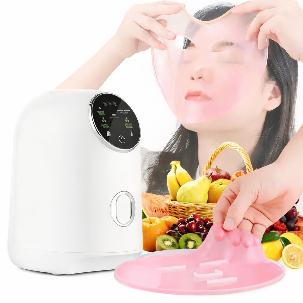 MOVI - Máquina para Hacer Mascarillas Faciales Naturales en Casa  Spa Facial DIY