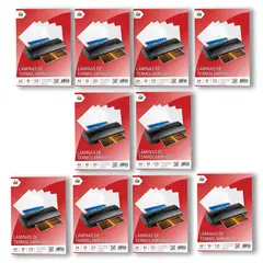 MALIK - 10x Láminas para Plastificar A4 - 500 Hojas 125um Stock Total