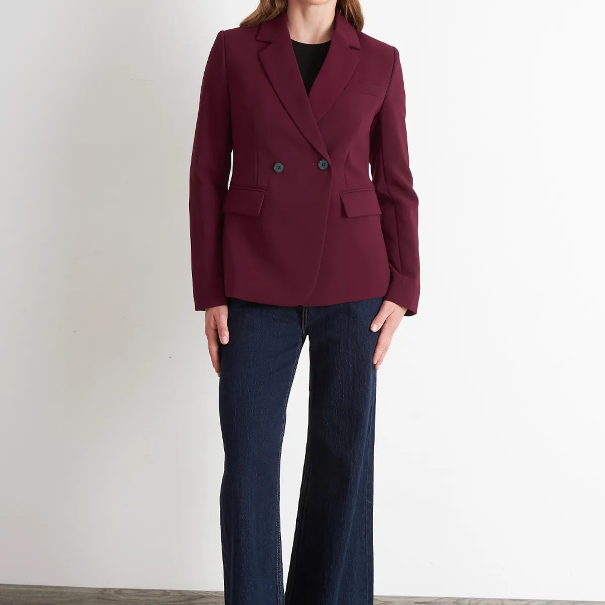 NICOPOLY - Blazer  Dos Botones Burdeo Nicopoly