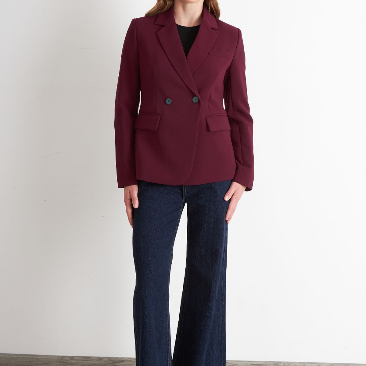 NICOPOLY - Blazer  Dos Botones Burdeo Nicopoly
