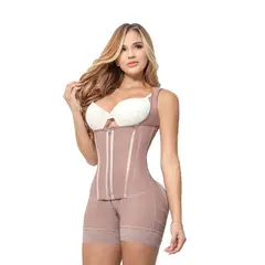 .MUJERON - Faja Enteriza con Cinturilla 7063Z3 Cocoa Mujeron