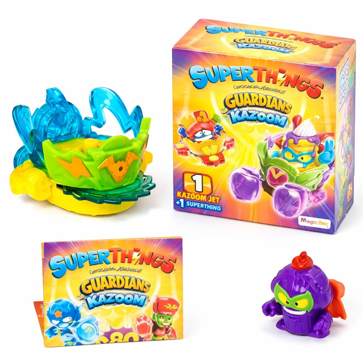 GENERICO - SuperThings Pack 3 Kazoom Jets Guardians of Kazoom