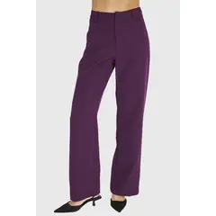 NICOPOLY - Pantalón Básico Morado