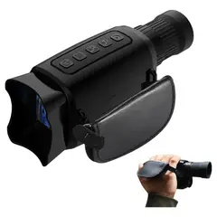 ADLIU - Monocular Visor De Largo Alcance Zoom 16x Visión Nocturna Negro