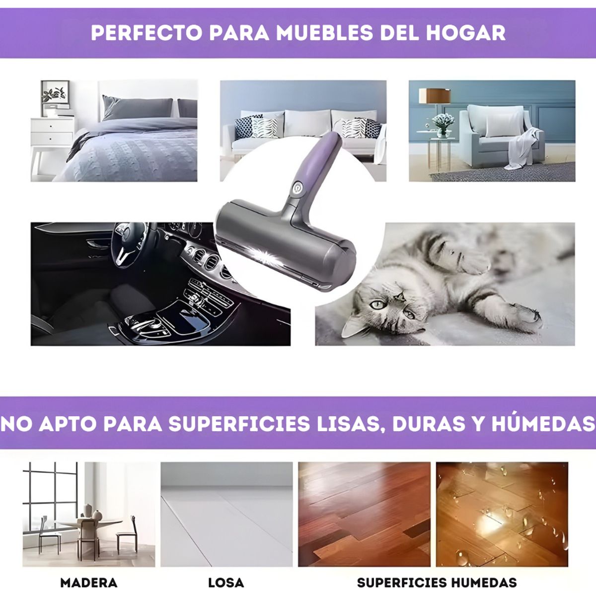 Pet In Care - Cepillo Eléctrico Quitapelos Para Perros Y Gatos