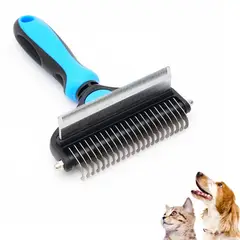Pet In Care - Cepillo 2 en 1 Quita Pelo y Nudos Perros & Gatos