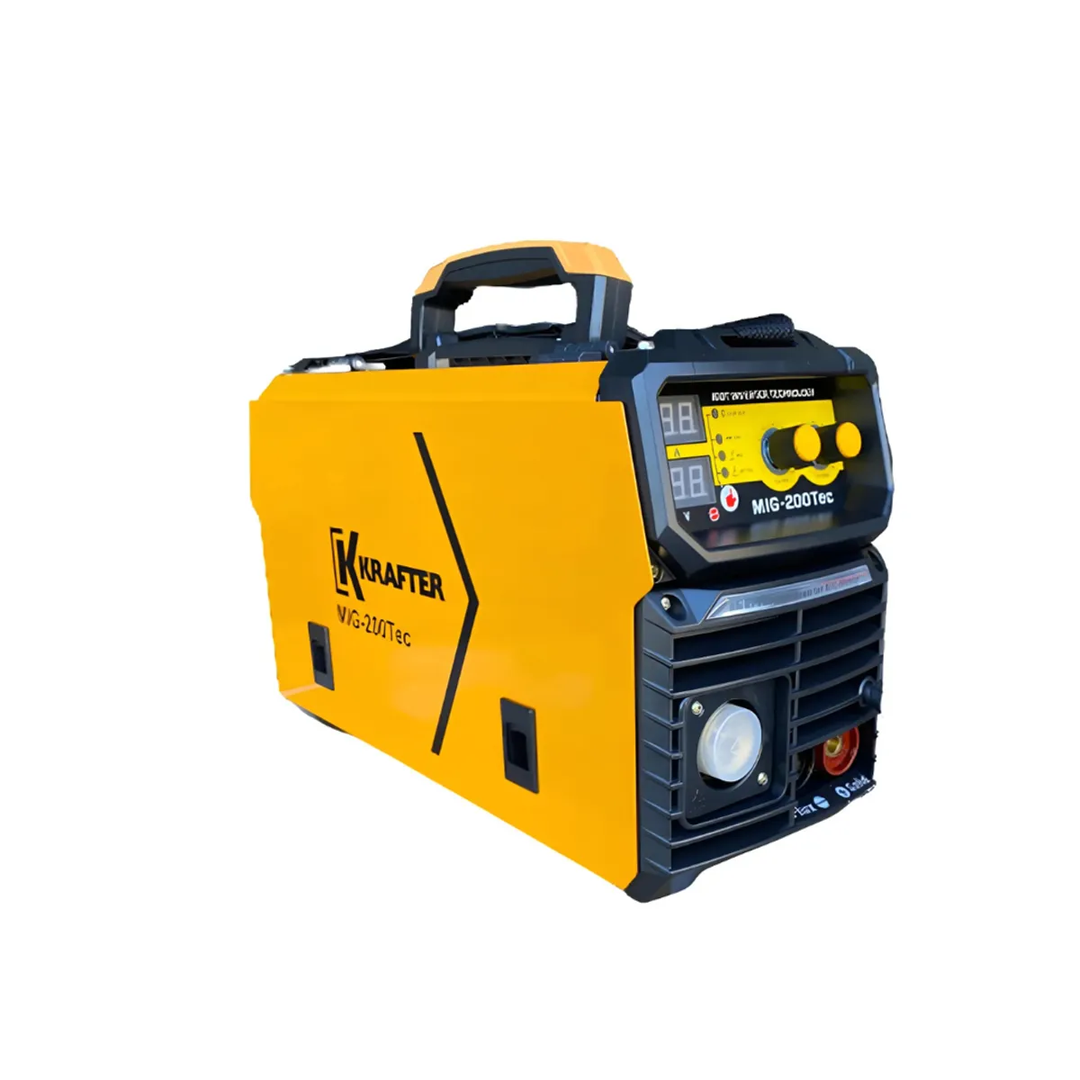 KRAFTER - Soldadora inverter Krafter MIG 200TEC color amarillonegro